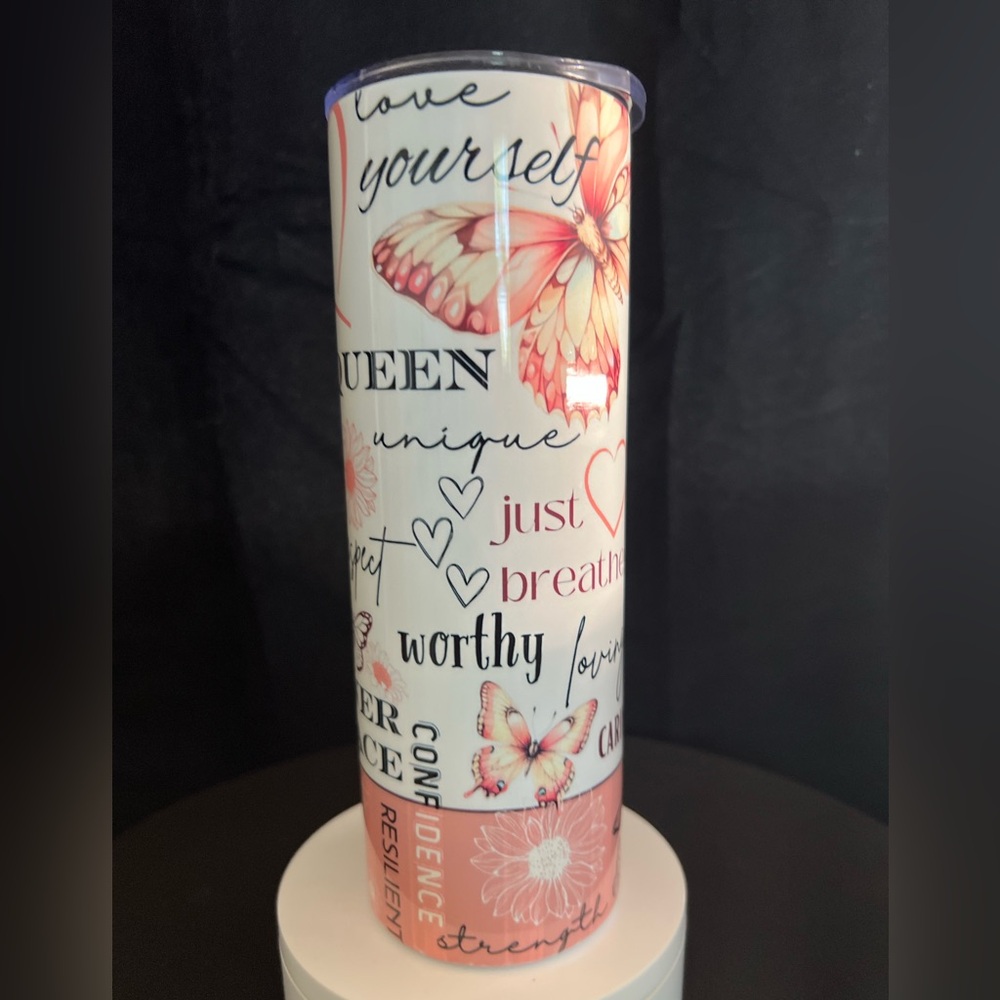 ( Handmade)

Inspirational 20oz Stainless Steel Tumbler - Motivational Design